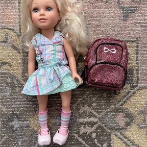 Journey Girls 18” Doll Lot backpack outfits